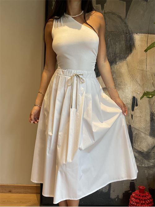 Gonna midi in cotone DIECI MINUTI | 115322